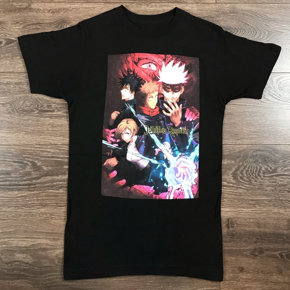 Jujutsu Kaisen Japanese Anime Cartoon Show Fandom Graphic T-Shirt Size Small